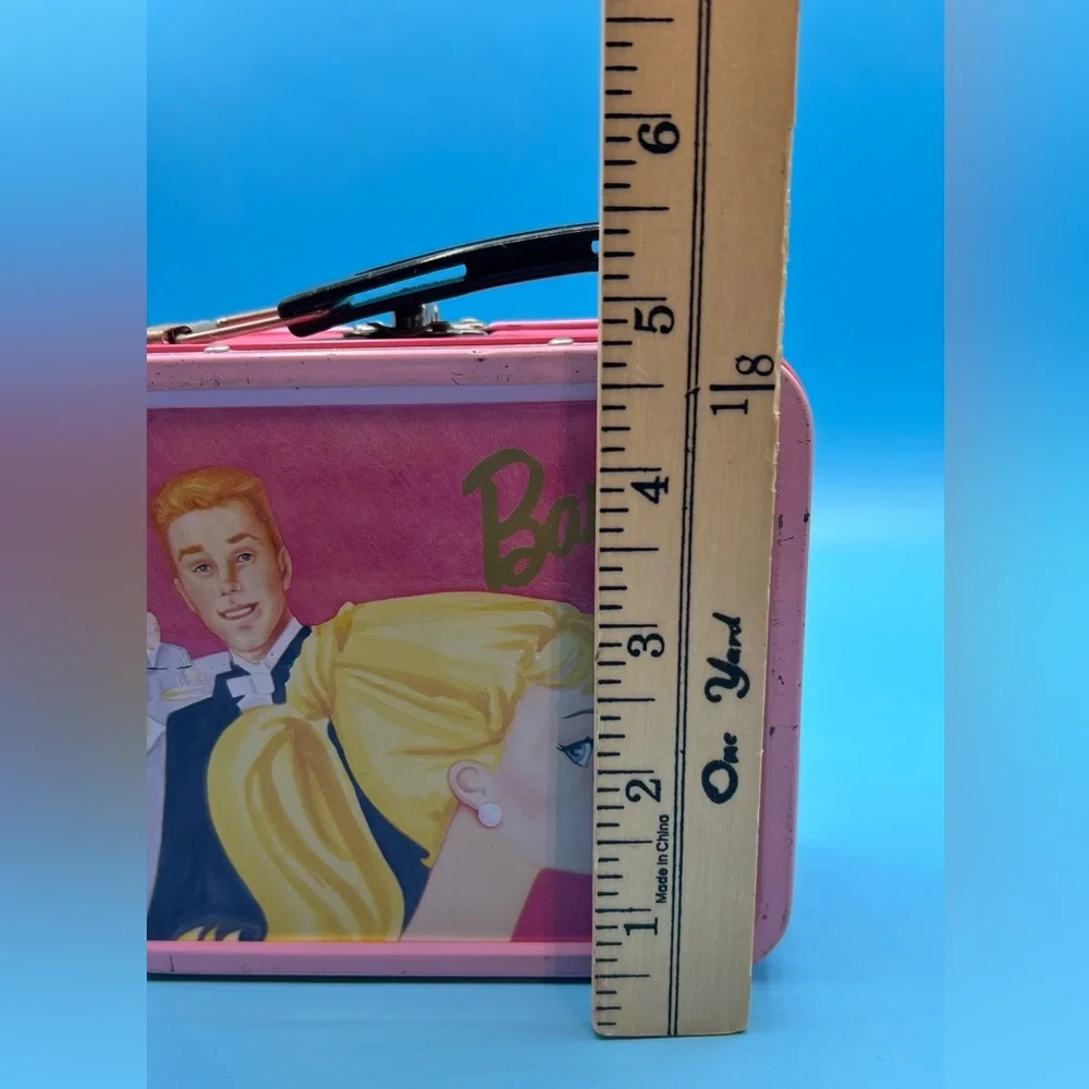 Barbie Pink and Yellow Retro Lunchbox